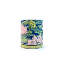 Load image into Gallery viewer, #35 Lotus &amp; Frogs Planter w. Drip Tray