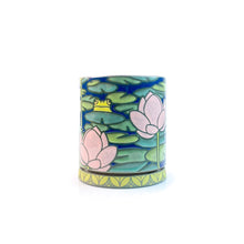 Load image into Gallery viewer, #35 Lotus &amp; Frogs Planter w. Drip Tray