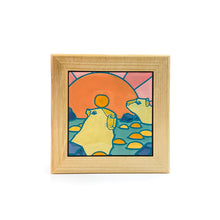 Load image into Gallery viewer, #8 Capybaras &amp; Yuzu Framed Tile