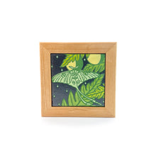 Load image into Gallery viewer, #10 Luna Moth &amp; Moon Phases Framed Tile