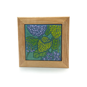 #40 Hoya Flowers Framed Tile