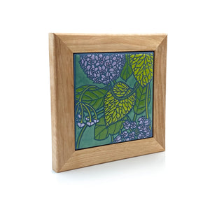 #40 Hoya Flowers Framed Tile