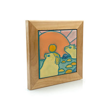 Load image into Gallery viewer, #42 Capybaras &amp; Yuzu Framed Tile
