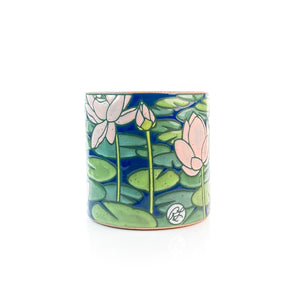 #54 Lotus & Frogs Planter