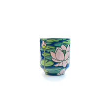 Load image into Gallery viewer, #52 Lotus &amp; Frogs Tea Bowl