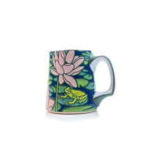 Load image into Gallery viewer, #58 Lotus &amp; Frogs Mug *