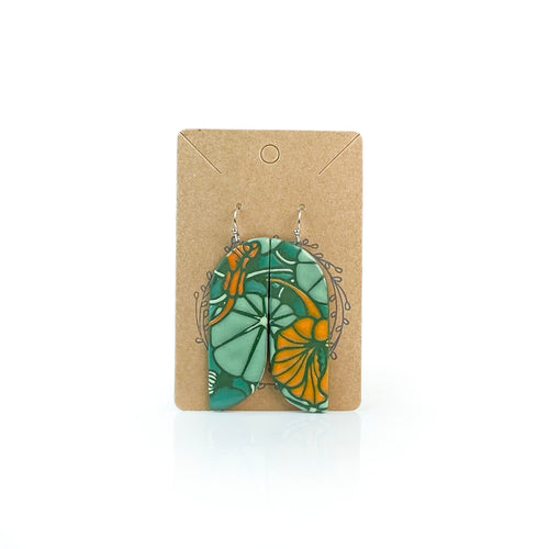 #19 Nasturtiums Earrings