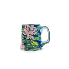 Load image into Gallery viewer, #65 Lotus &amp; Frogs Mug