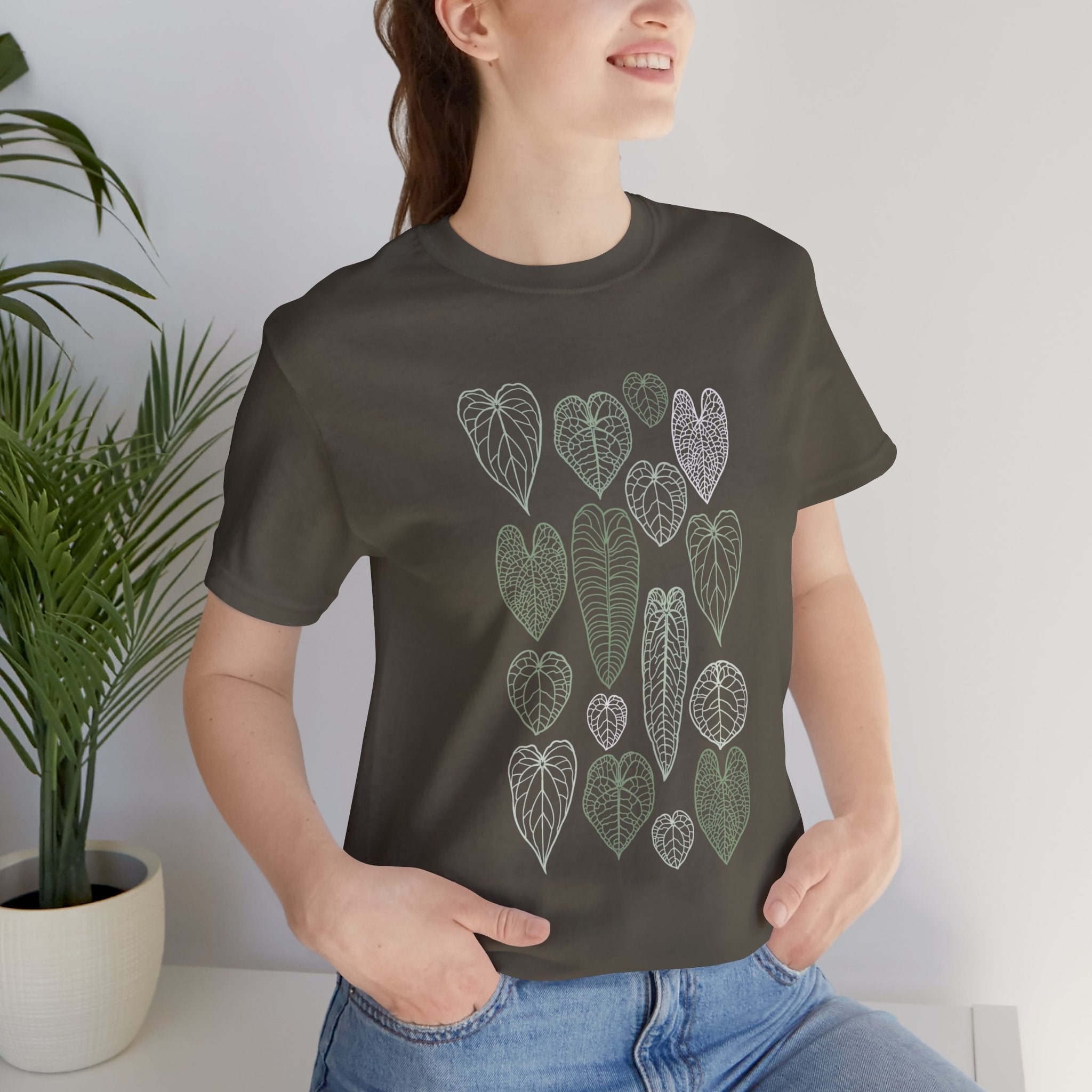 anthurium leaf skeleton Anthurium Skeleton Leaves Tee – Renee LoPresti Ceramics