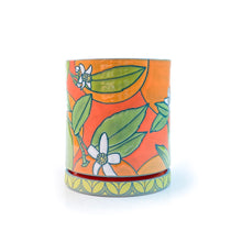 Load image into Gallery viewer, #6 Orange Blossoms Planter w. Drip Tray
