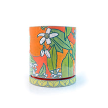 Load image into Gallery viewer, #6 Orange Blossoms Planter w. Drip Tray