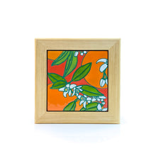 Load image into Gallery viewer, #1 Orange Blossoms Framed Tile