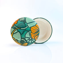 Load image into Gallery viewer, #22 Nasturtiums Lidded Jar