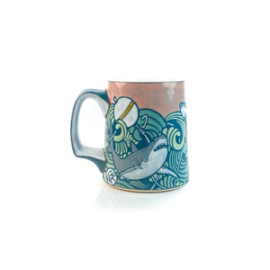 #38 Sharks & Waves Mug