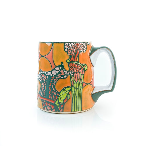 #37 Sarracenia & Frog Mug