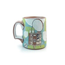Load image into Gallery viewer, #24 Cat in the Pottery Studio Mug w. White Gold *